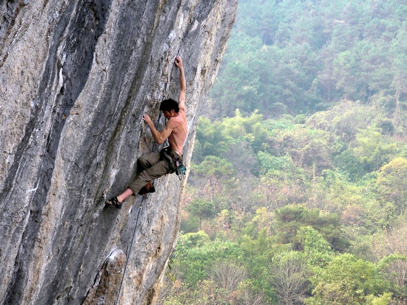 studying in the US_climbing