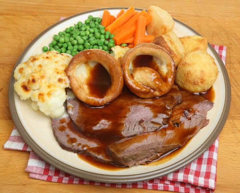 studying in the UK_Sunday roast