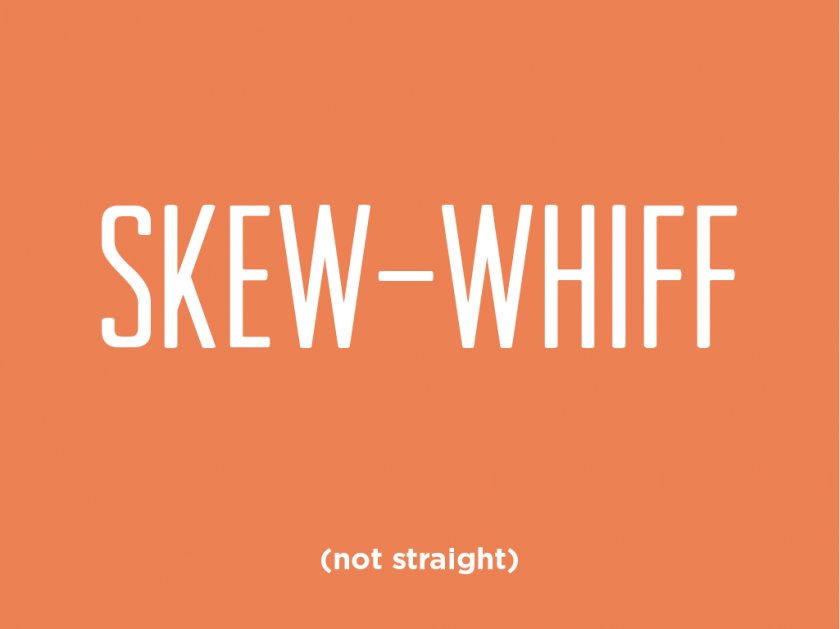 skew whiff