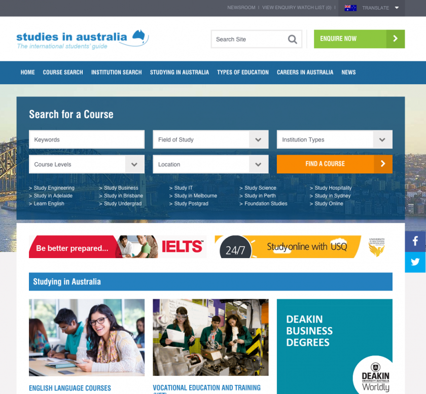 Study in Australia_ website _studiesinaustralia.com