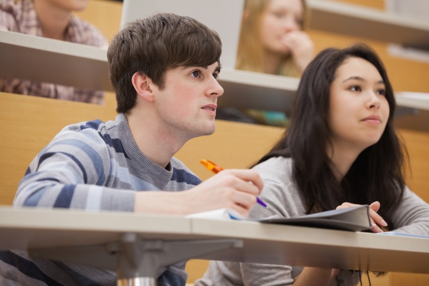 Sit next to a random person in class and introduce yourself