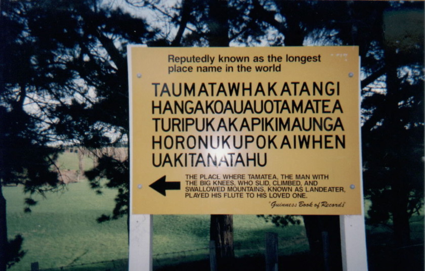 study in new zealand: longest place name