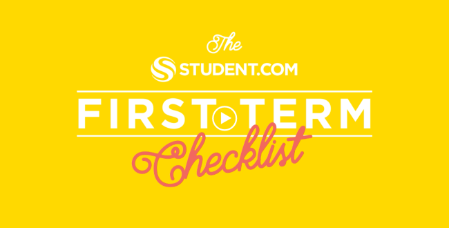 The Student.com First Term Checklist