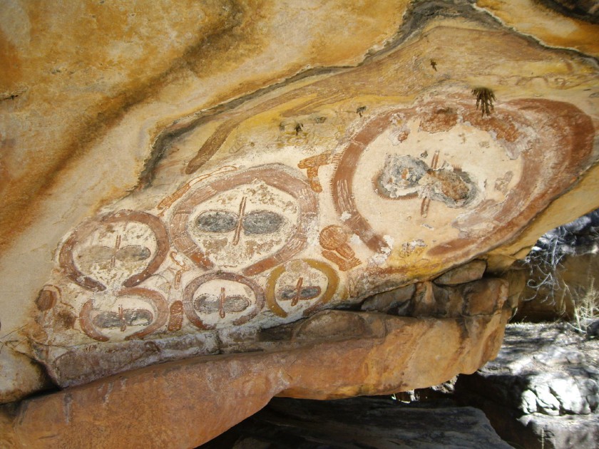 study in australia: aboriginal cave paintings