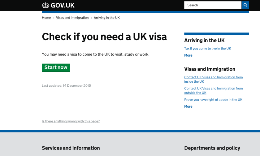 Website to study in the UK-GOV.UK