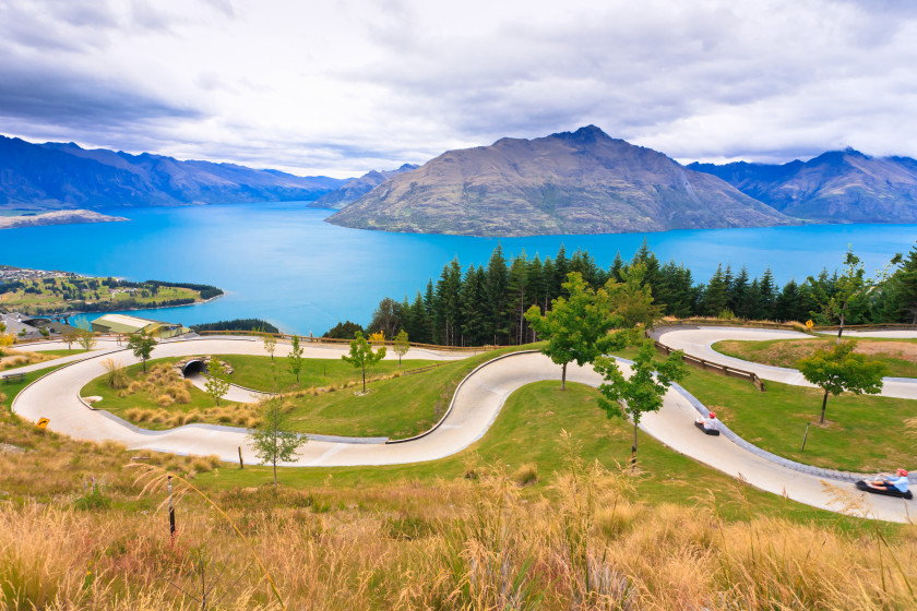 study in new zealand: luge track queenstown