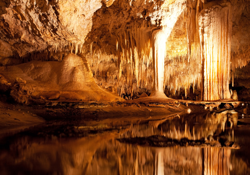 study in australia: underground lake