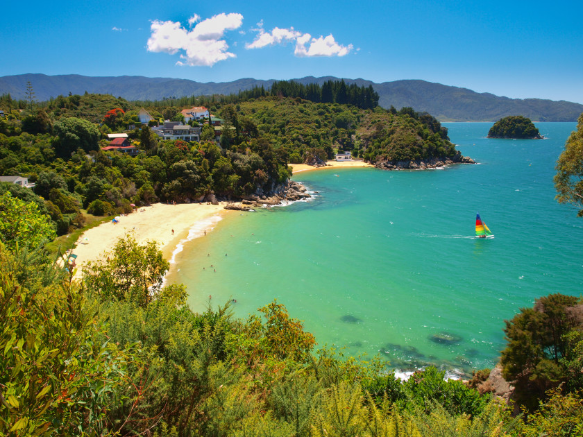 study in new zealand: beach