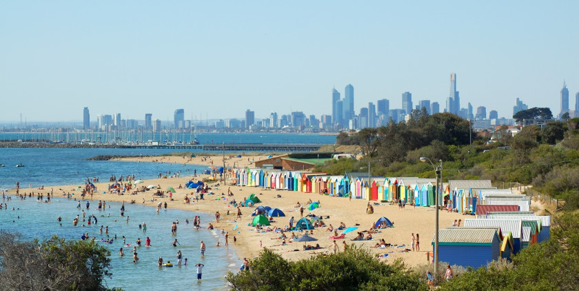 Best Places to Study Abroad beaches: melbourne