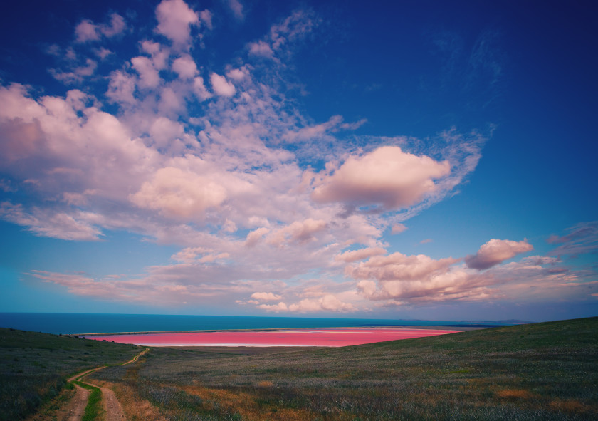 study in australia: pink lake