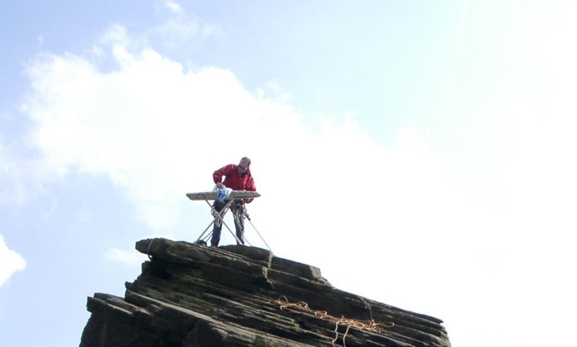 weirdest student societies: extreme ironing