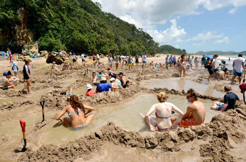 study new zealand gems: hot water beach