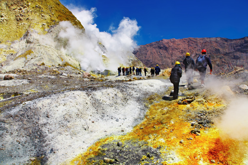 study new zealand gems: white island volcano