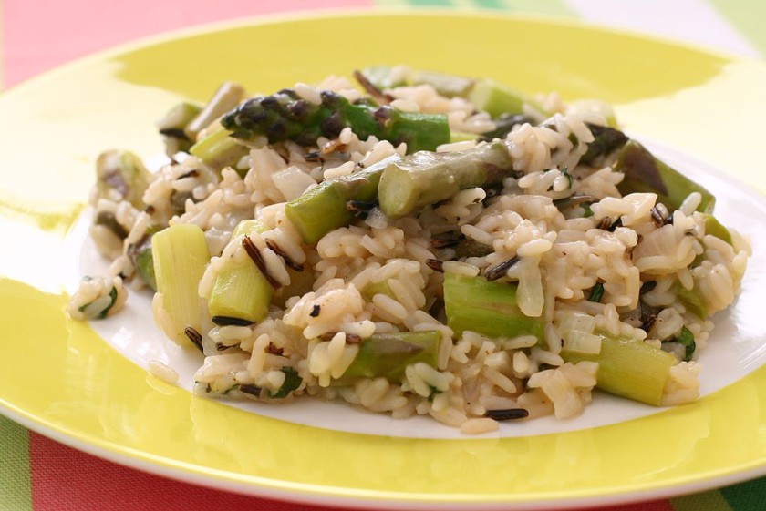 easy recipes for students asparagus risotto