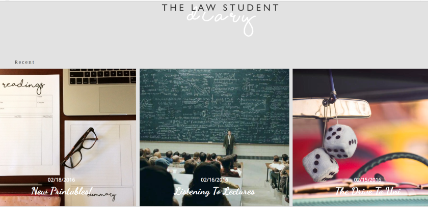 student blogs: the law student