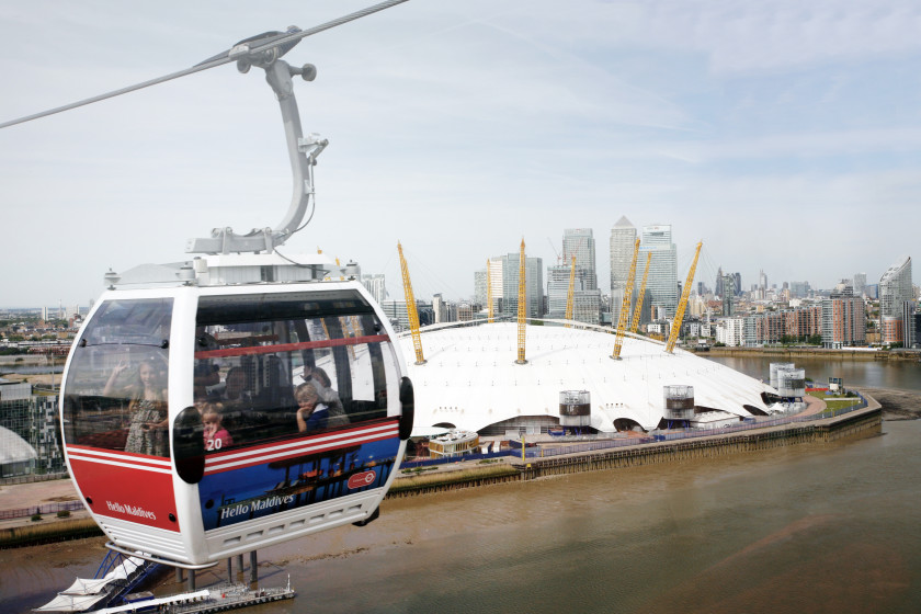 student travel london underground: cable car