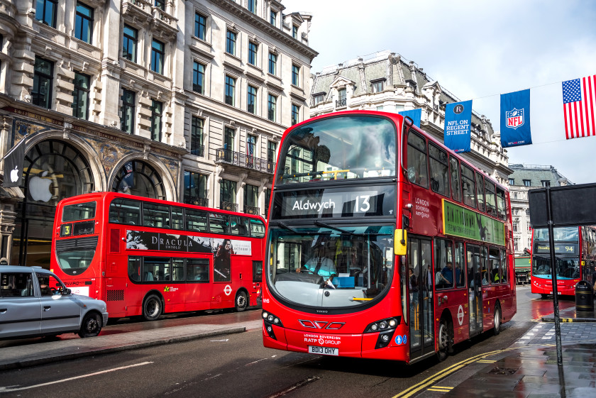 student travel london underground: bus