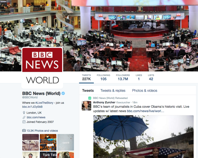 BBC News Twitter