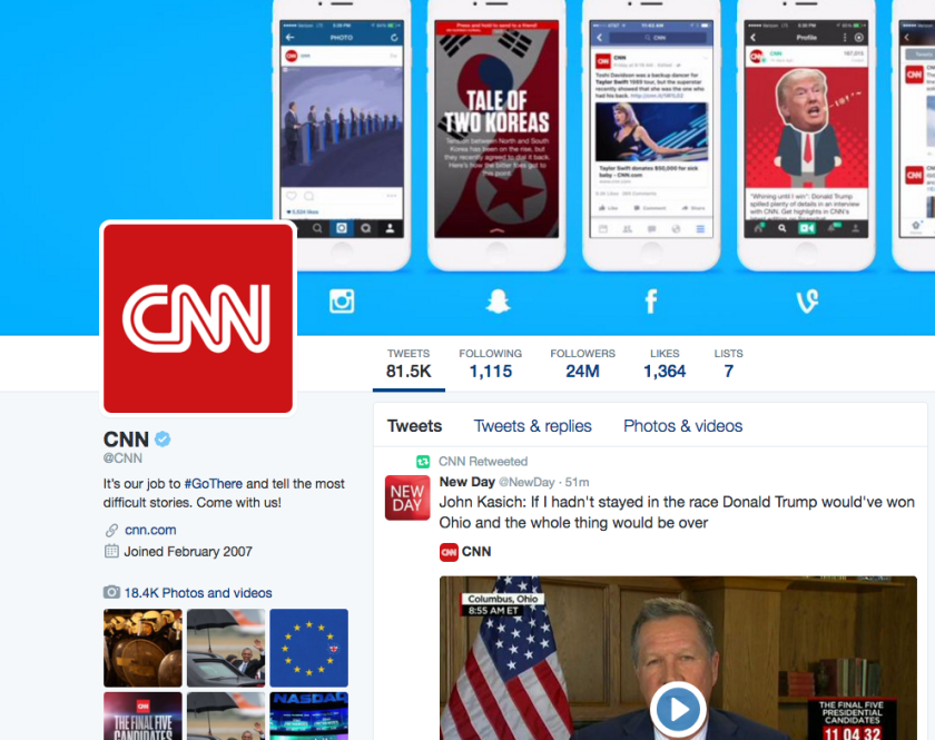 CNN Twitter