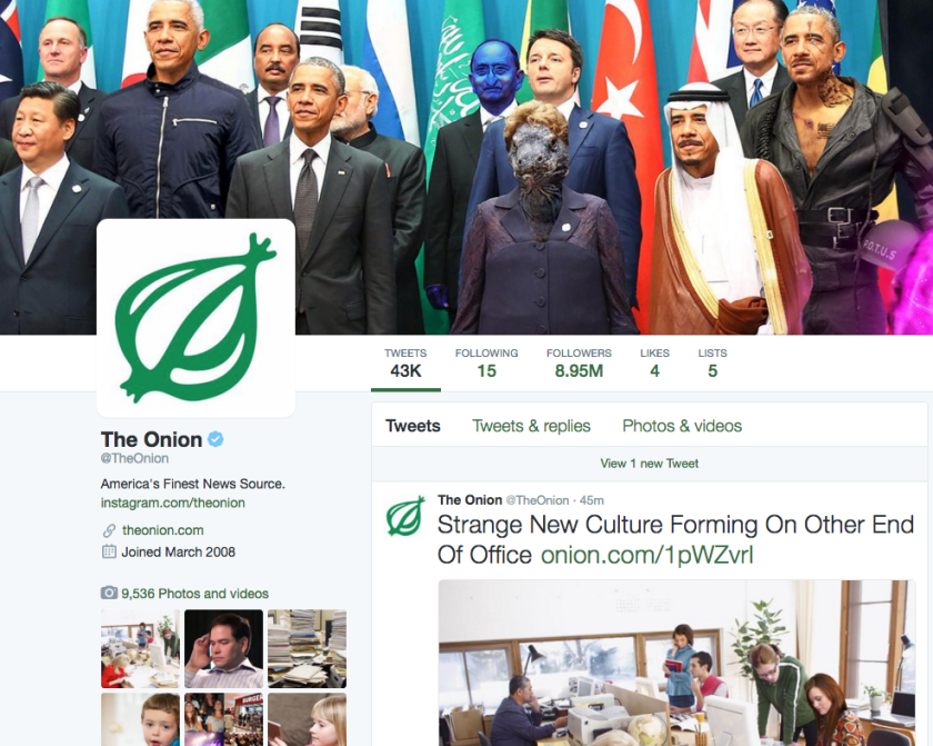 The Onion Twitter