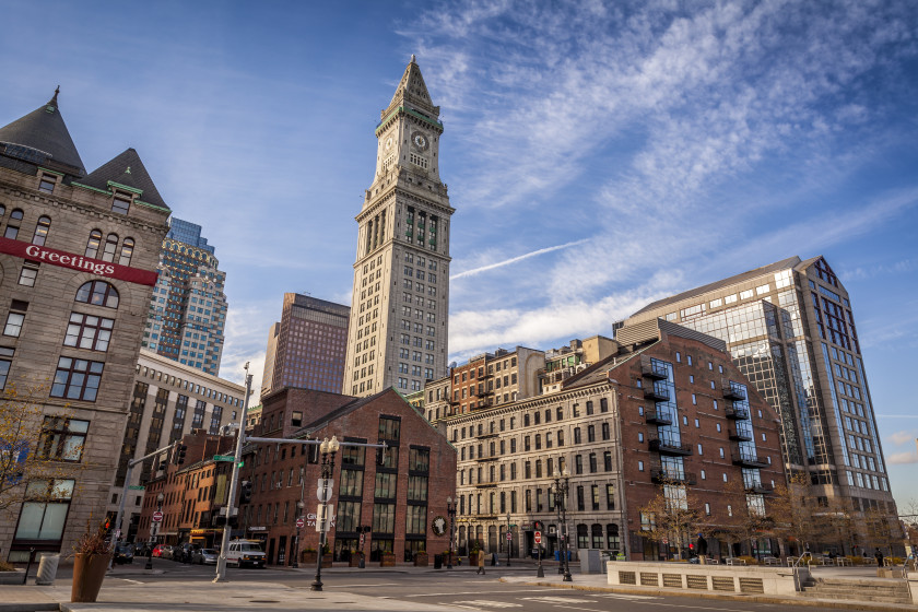 study spots for students in boston: custom house