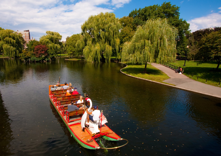 study spots for students: boston public garden