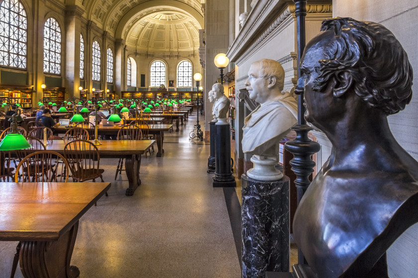 A library in Boston