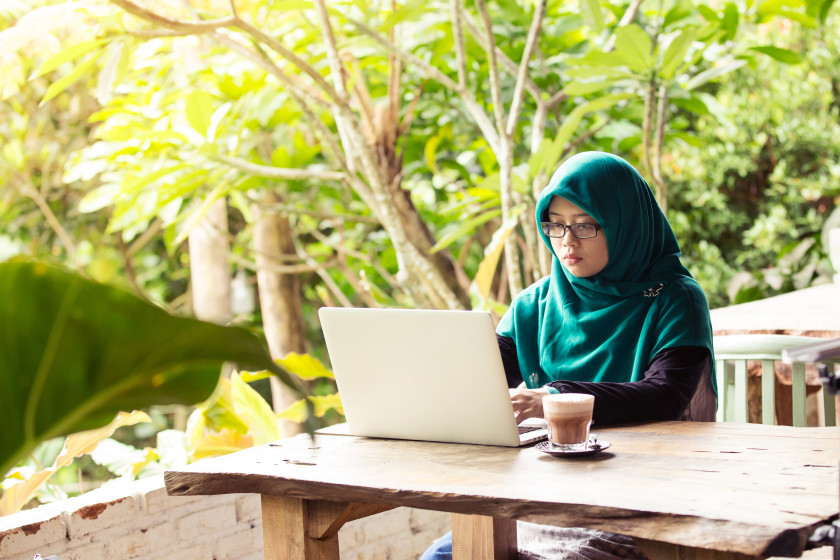 ramadan: girl studying