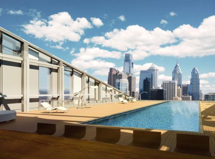 evo at Cira Centre South_rooftop pool_US_Luxury_Student_Homes