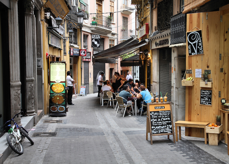 Ciutat Vella, the old town of Valencia