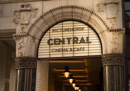 The entrance to Picturehouse Central
