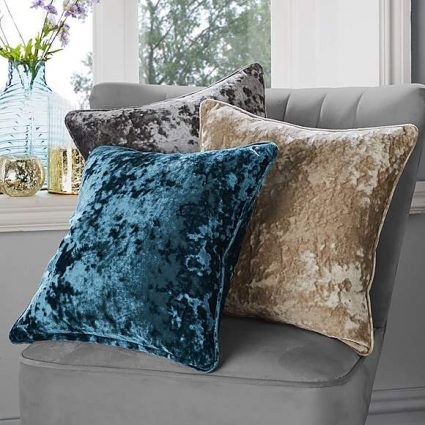 Large hotsell champagne cushions