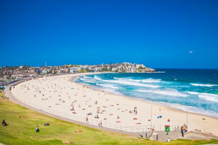 The world-famous Bondi Beach in Sydney