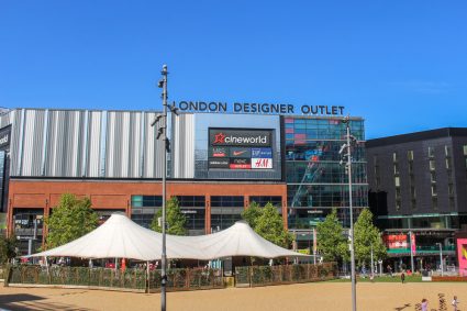 London Designer Outlet is right next to the Arch View House