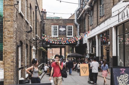 Shoreditch is a trendy neighbourhood favoured by hipsters