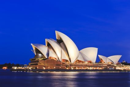 The world-famous Sydney Opera House