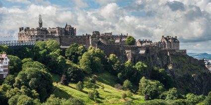 A view of Edinburgh Castle