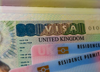 A UK visa and residence permit