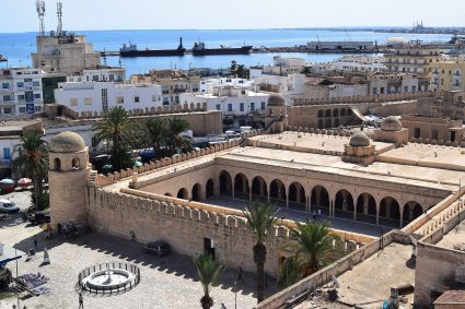 A view of the city of Sousse in Tunisia