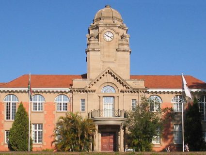 The main clock tower of the University of KwaZulu-Natal