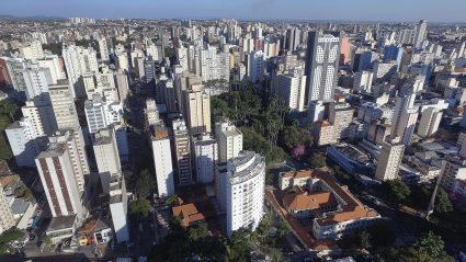 An aerial view of Campinas, Brazil