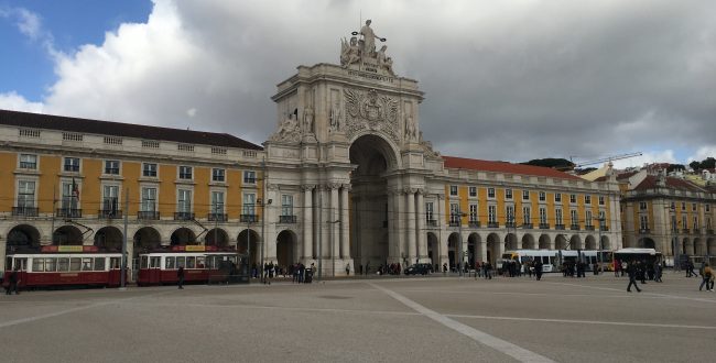 Praça do Comércio square in Lisbon, Portugal