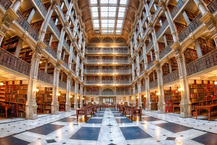 The Peabody Library of Johns Hopkins University