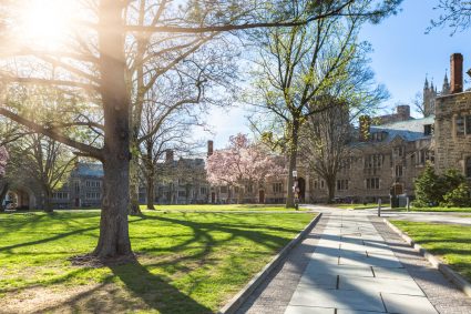 The Princeton University campus