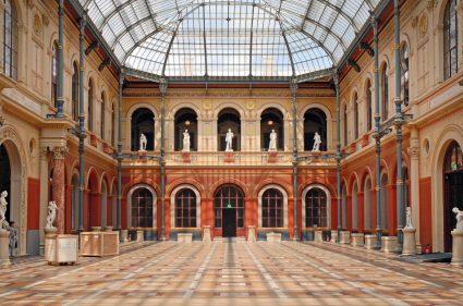 A beautiful building at the Universite Paris Sciences et Lettres
