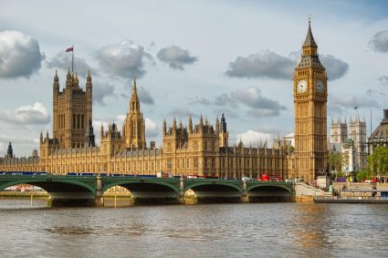 Big Ben and the Palace of Westminster in London