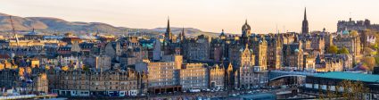 A general view of Edinburgh