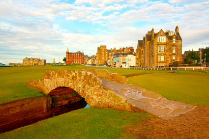 The Swilcan Bridge in St Andrews