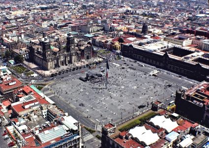Zócalo square in Mexico City