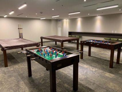 The games room at Liberty Village - Pearson Housing